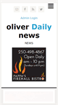 Mobile Screenshot of oliverdailynews.com